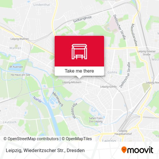 Карта Leipzig, Wiederitzscher Str.