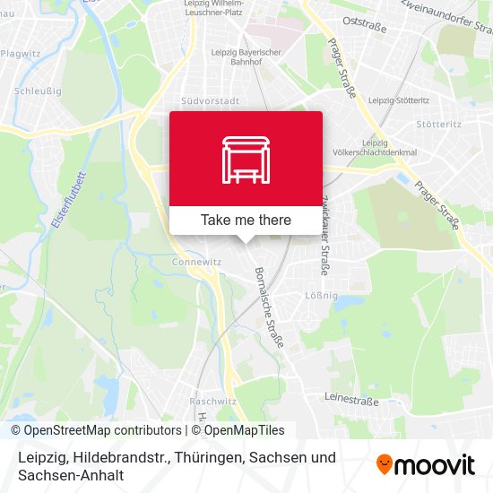 Карта Leipzig, Hildebrandstr.