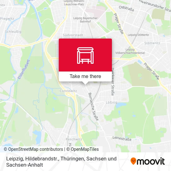 Карта Leipzig, Hildebrandstr.