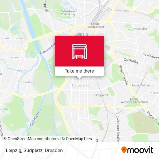 Карта Leipzig, Südplatz