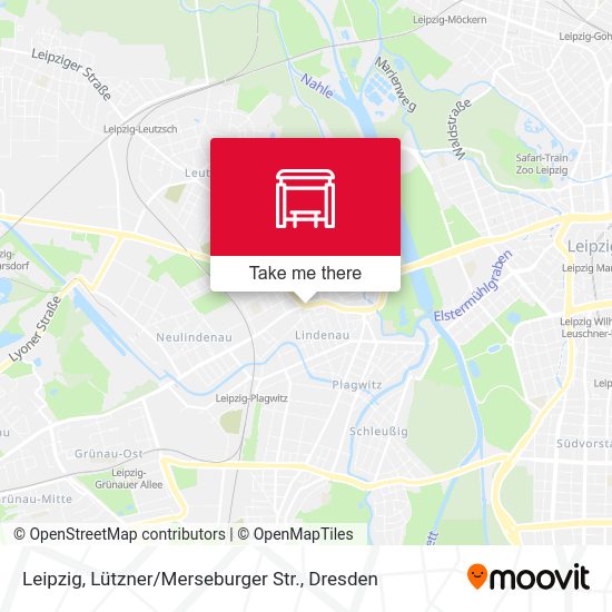 Карта Leipzig, Lützner / Merseburger Str.