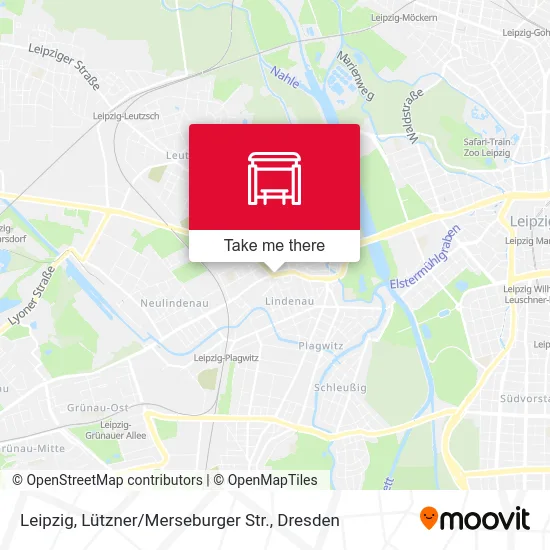 Карта Leipzig, Lützner / Merseburger Str.