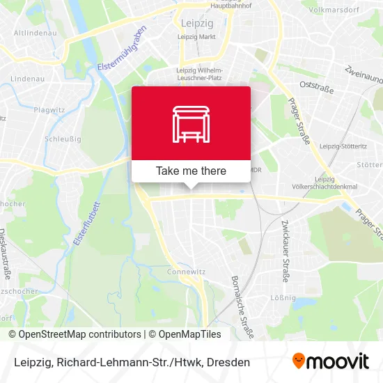 Карта Leipzig, Richard-Lehmann-Str. / Htwk