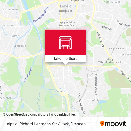 Leipzig, Richard-Lehmann-Str. / Htwk map