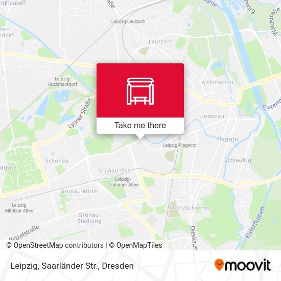Карта Leipzig, Saarländer Str.