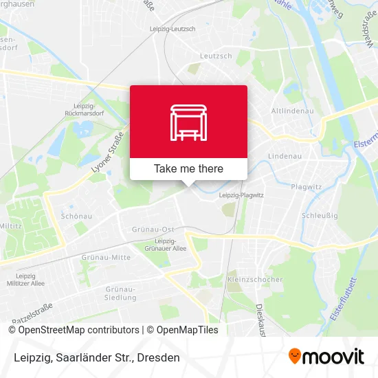 Карта Leipzig, Saarländer Str.