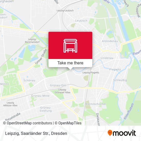 Карта Leipzig, Saarländer Str.