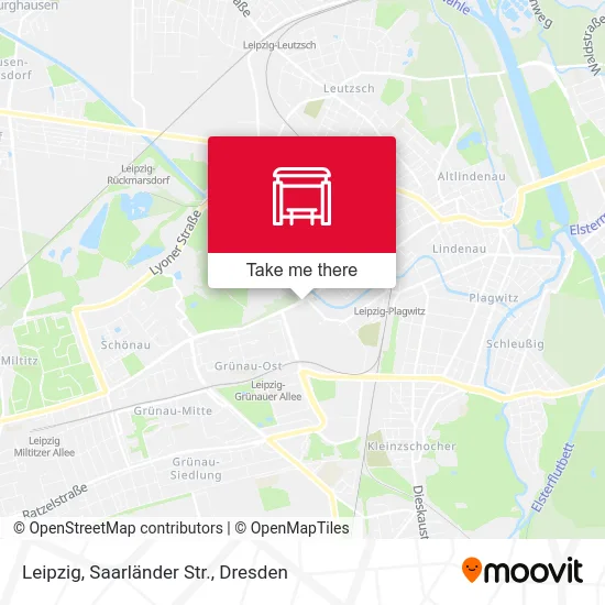 Карта Leipzig, Saarländer Str.