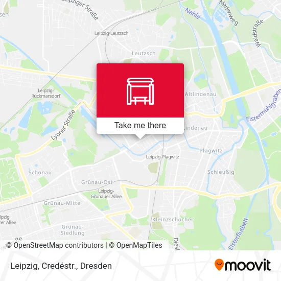 Карта Leipzig, Credéstr.