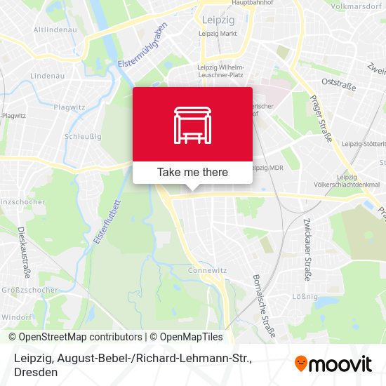Карта Leipzig, August-Bebel- / Richard-Lehmann-Str.