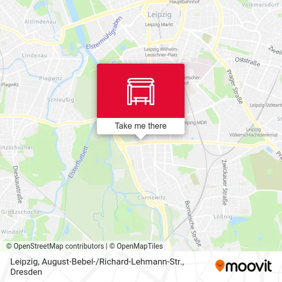 Карта Leipzig, August-Bebel- / Richard-Lehmann-Str.