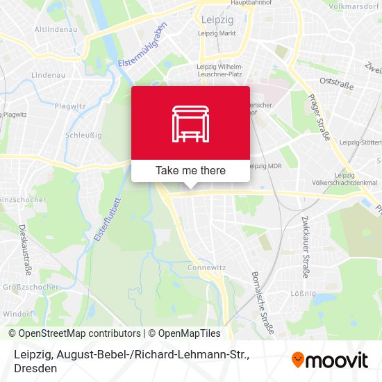 Карта Leipzig, August-Bebel- / Richard-Lehmann-Str.