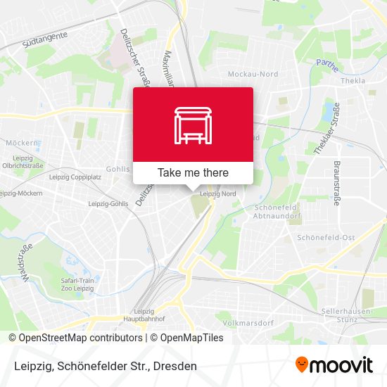 Карта Leipzig, Schönefelder Str.