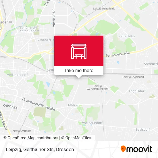 Карта Leipzig, Geithainer Str.