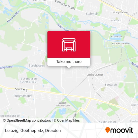 Карта Leipzig, Goetheplatz