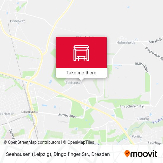 Карта Seehausen (Leipzig), Dingolfinger Str.