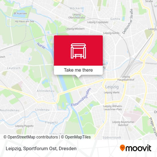 Карта Leipzig, Sportforum Ost