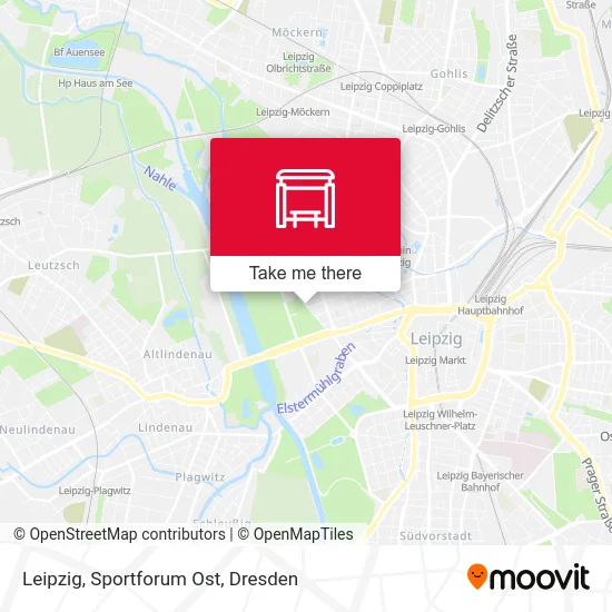 Карта Leipzig, Sportforum Ost
