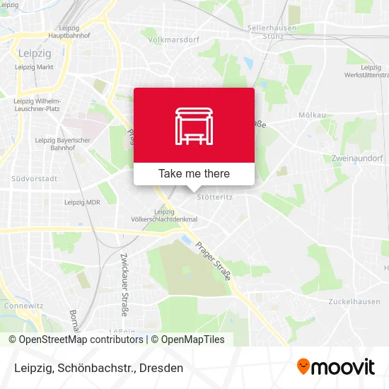 Карта Leipzig, Schönbachstr.