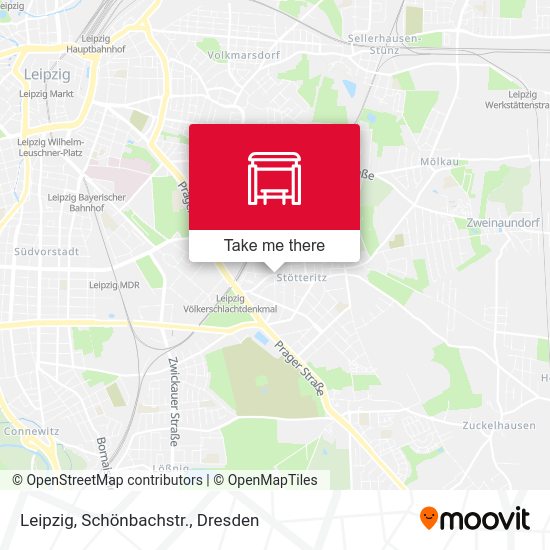 Карта Leipzig, Schönbachstr.