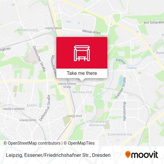 Карта Leipzig, Essener / Friedrichshafner Str.