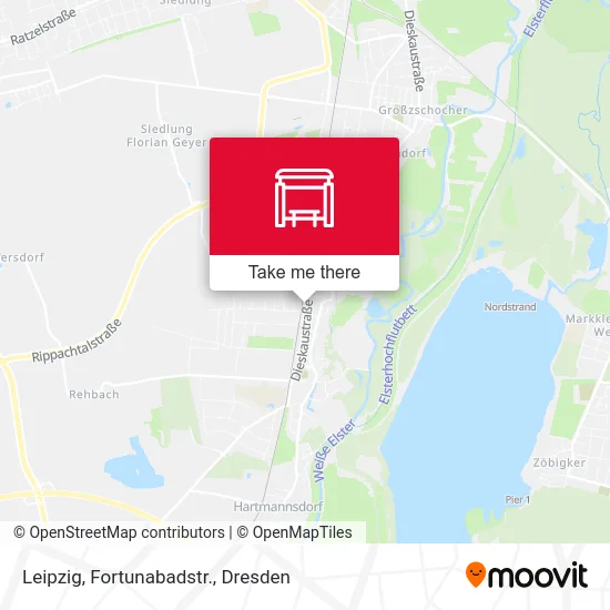Карта Leipzig, Fortunabadstr.