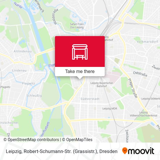 Карта Leipzig, Robert-Schumann-Str. (Grassistr.)