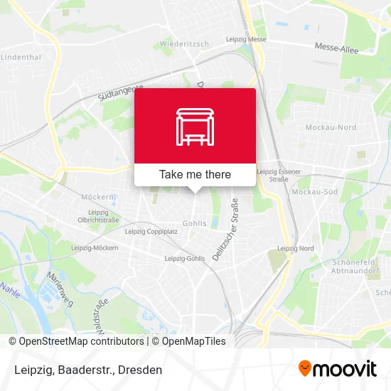Карта Leipzig, Baaderstr.