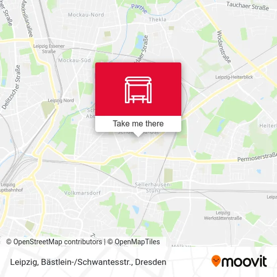 Карта Leipzig, Bästlein- / Schwantesstr.