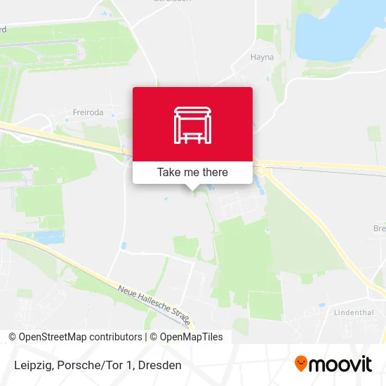 Карта Leipzig, Porsche/Tor 1