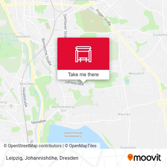 Карта Leipzig, Johannishöhe