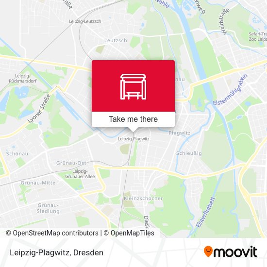 Карта Leipzig-Plagwitz