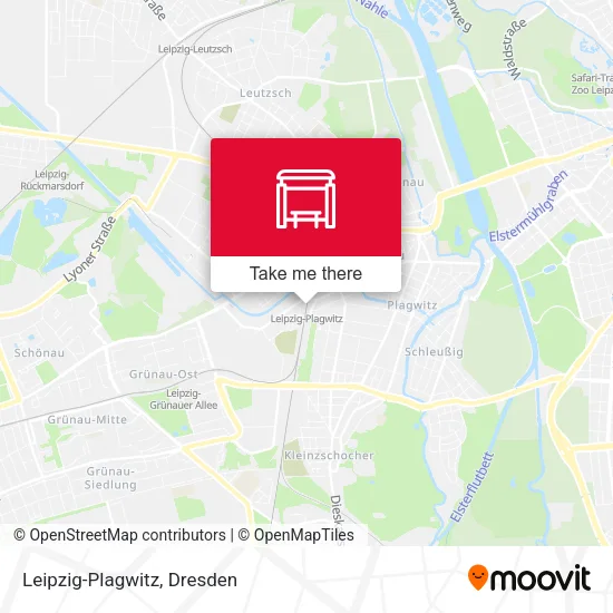 Карта Leipzig-Plagwitz