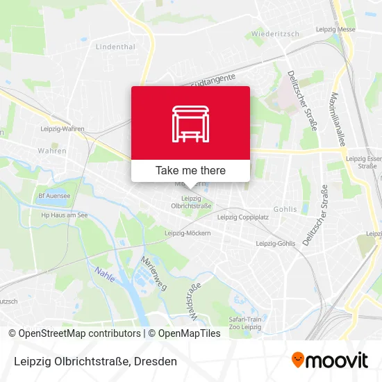 Карта Leipzig Olbrichtstraße