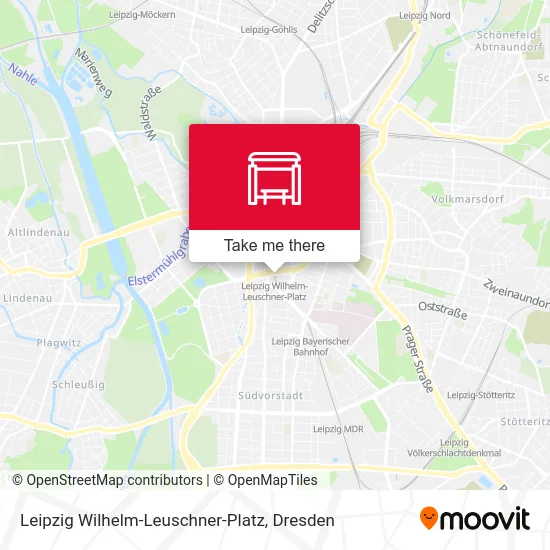 Карта Leipzig Wilhelm-Leuschner-Platz