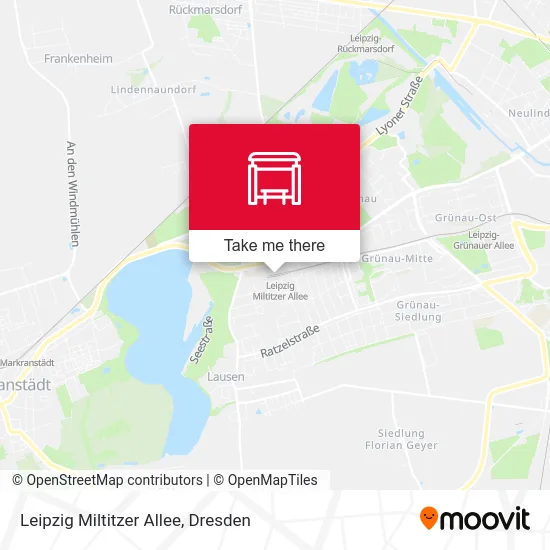 Карта Leipzig Miltitzer Allee