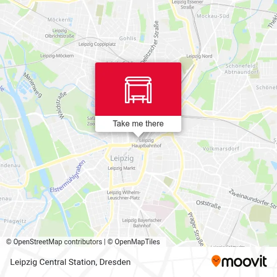 Leipzig Hbf map