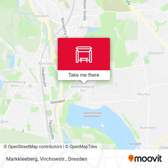 Карта Markkleeberg, Virchowstr.