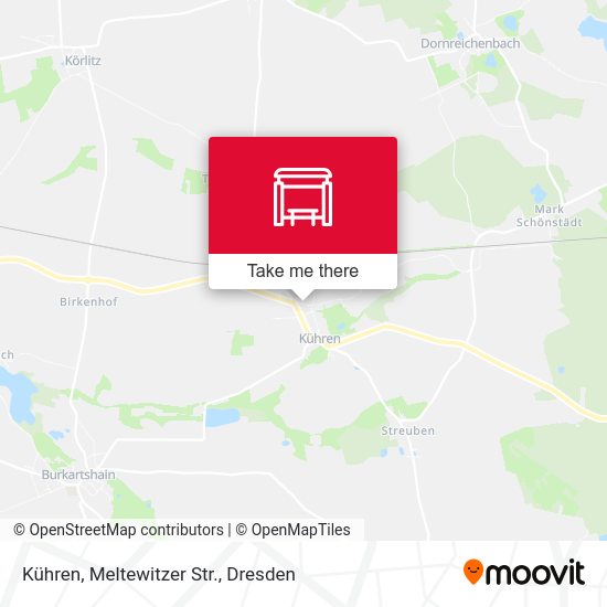 Карта Kühren, Meltewitzer Str.