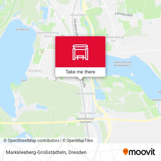 Карта Markkleeberg-Großstädteln
