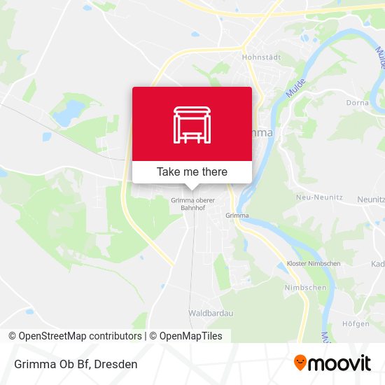 Карта Grimma Ob Bf