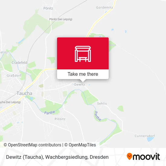 Карта Dewitz (Taucha), Wachbergsiedlung