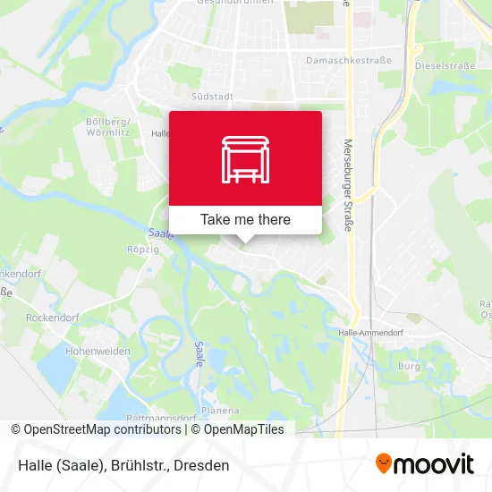 Halle (Saale), Brühlstr. map