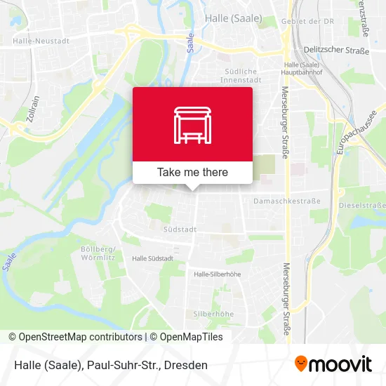 Карта Halle (Saale), Paul-Suhr-Str.