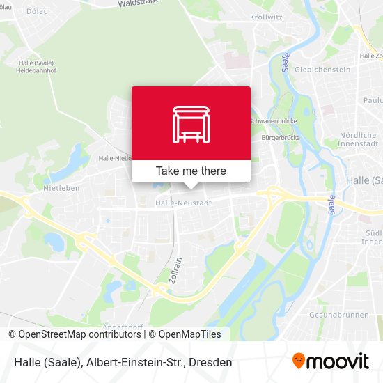 Карта Halle (Saale), Albert-Einstein-Str.
