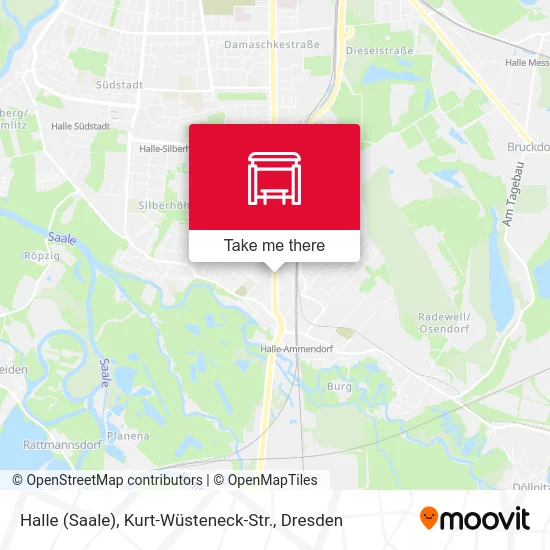 Halle (Saale), Kurt-Wüsteneck-Str. map