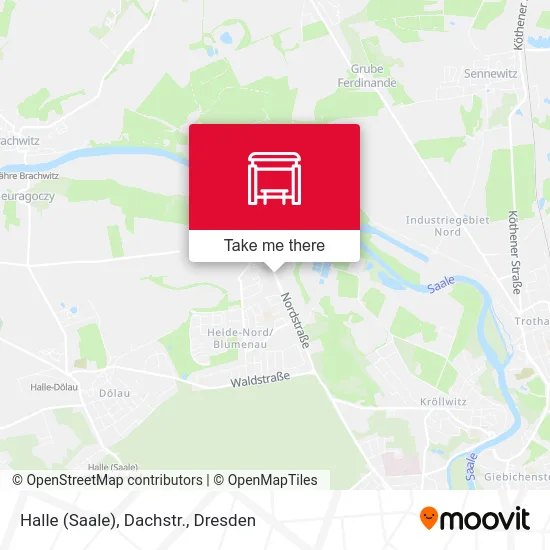 Карта Halle (Saale), Dachstr.