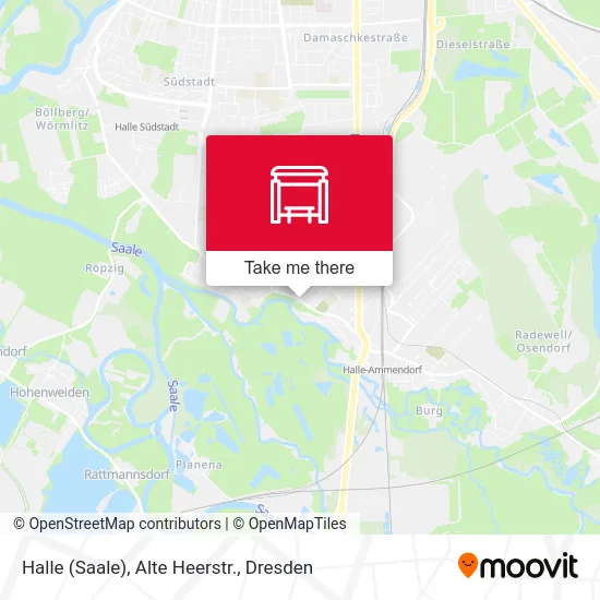 Карта Halle (Saale), Alte Heerstr.