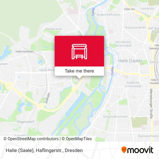 Карта Halle (Saale), Haflingerstr.