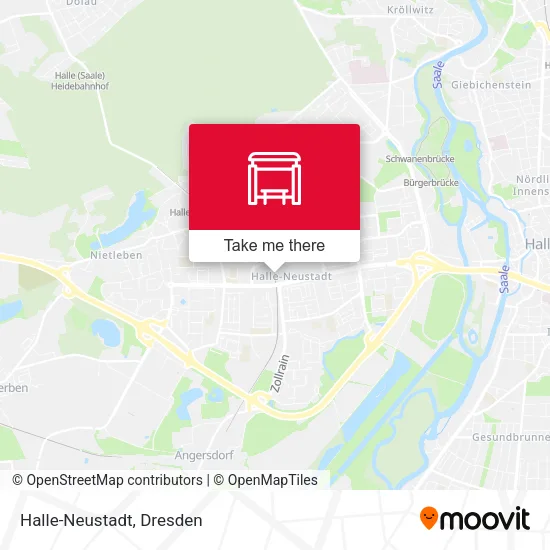 Карта Halle-Neustadt